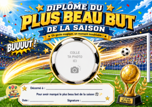 Diplôme du plus beau but de la saison