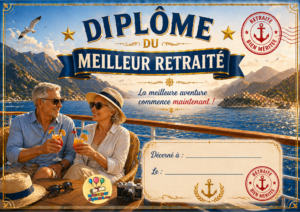 Diplôme du meilleur retraité - Version Croisière